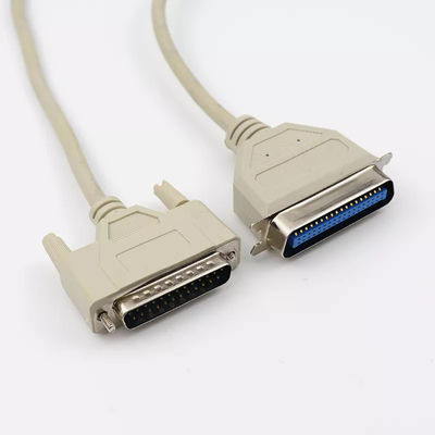 كابلات DB25 ذكر إلى أنثى 25 دبوس كابل طابعة متوازي 4K 120 هرتز