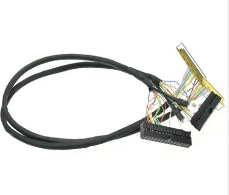 IPEX-20445-050E 50 Pin Micro Coax كابل LVDS مخصص لشاشة LCD 7 