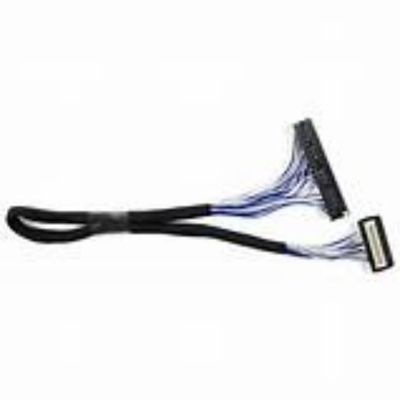 كابل LVDS الموصول بالنحاس باللون الأسود للاتصال المستقر والدائم