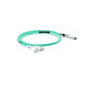 تجميعة كابل فائقة السرعة مخصصة لتجميع الكابلات 200G QSFP-DD نحاس DACwire Harness الشركة المصنعة للطاقة المنخفضة، QSFP-40G لنقل البيانات عالية الكثافة