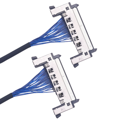 كابل LVDS بطول 1-5 متر معتمد من UL CE ROHS بجهد 300 فولت و 105 درجة مئوية وسلك AWG26-28