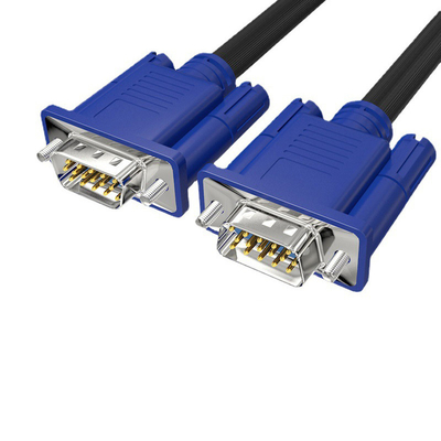 تجميع كابل توصيل VGA HD مخصص من أجل مضيف سطح المكتب إلى الشاشة وجهاز العرض، يتم توفيره من قبل مصنعي ضفائر الأسلاك