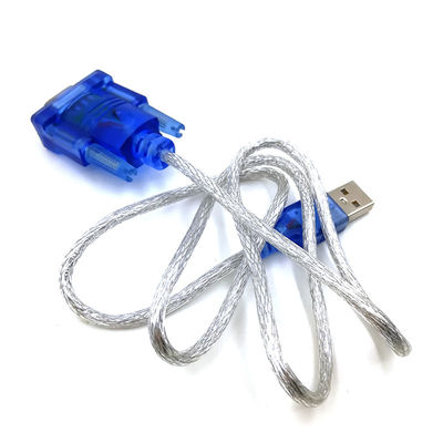 كابل مخصص موثوق به من USB إلى DB9 RS232 محول مع CH340 مجموعة رقائق ضمان الاتصالات مستقرة مع منفذ COM للأجهزة الصناعية