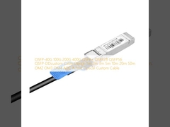 QSFP-40G 100G 200G 400G QSFP+ QSFP28 QSFP56 QSFP-DDتصميم كابل مخصص 1m 2m 3m 5m 10m 20m 50m OM2 OM3 OM4 AOC كابل ضوئي نشط مخصص