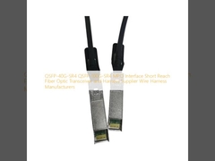 QSFP-40G-SR4 QSFP-100G-SR4 MPO واجهة قصيرة المدى جهاز إرسال الألياف الضوئية والسلك الموردين